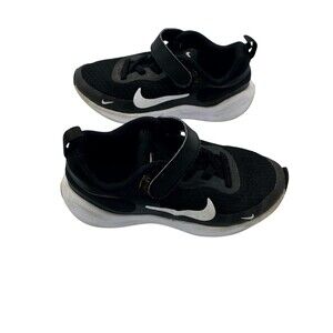Nike Revolution 7 FB7690-003 Little Kids 10 Running Sneakers Black Mesh Shoes